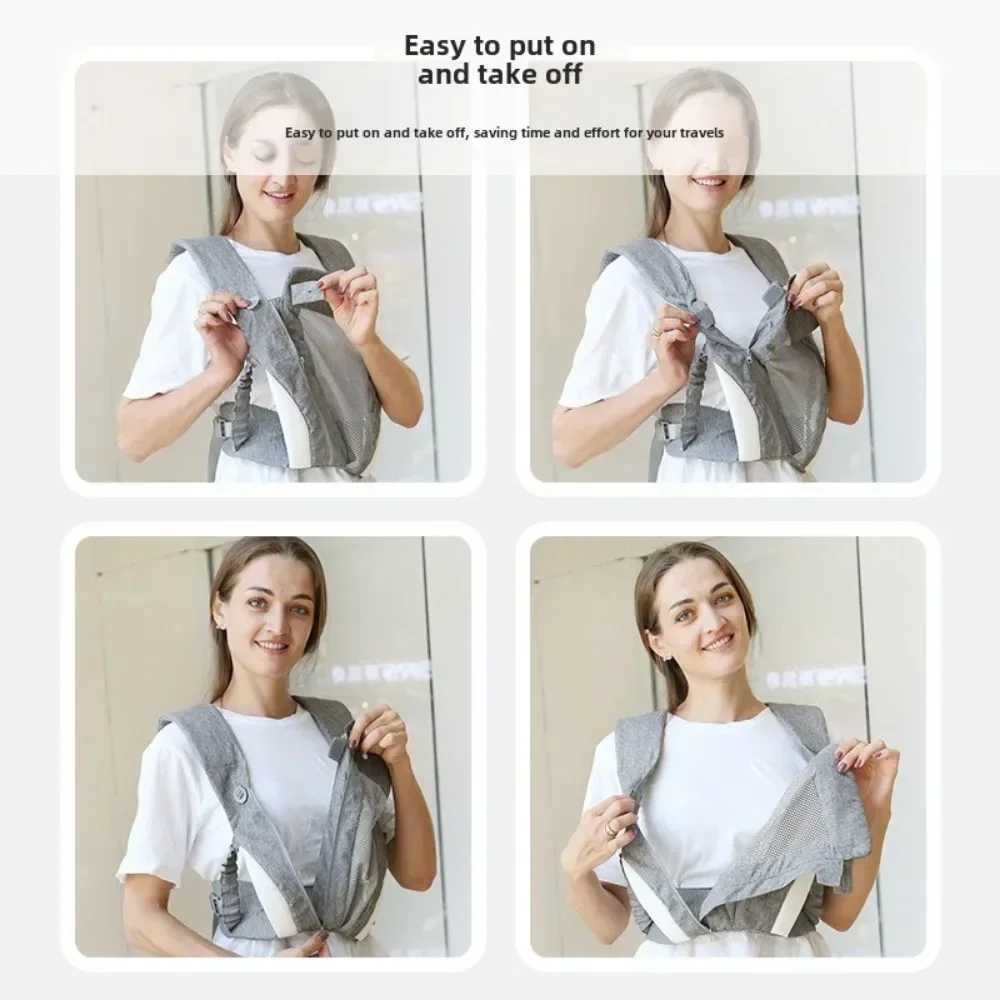 Baby Carrier Wrap Bebe Kangaroo Bag Newborn Baby Sling Toddler Backpack Baby Bags Easy To Wear Baby Carriers Bebes Accessories y250610HHFA