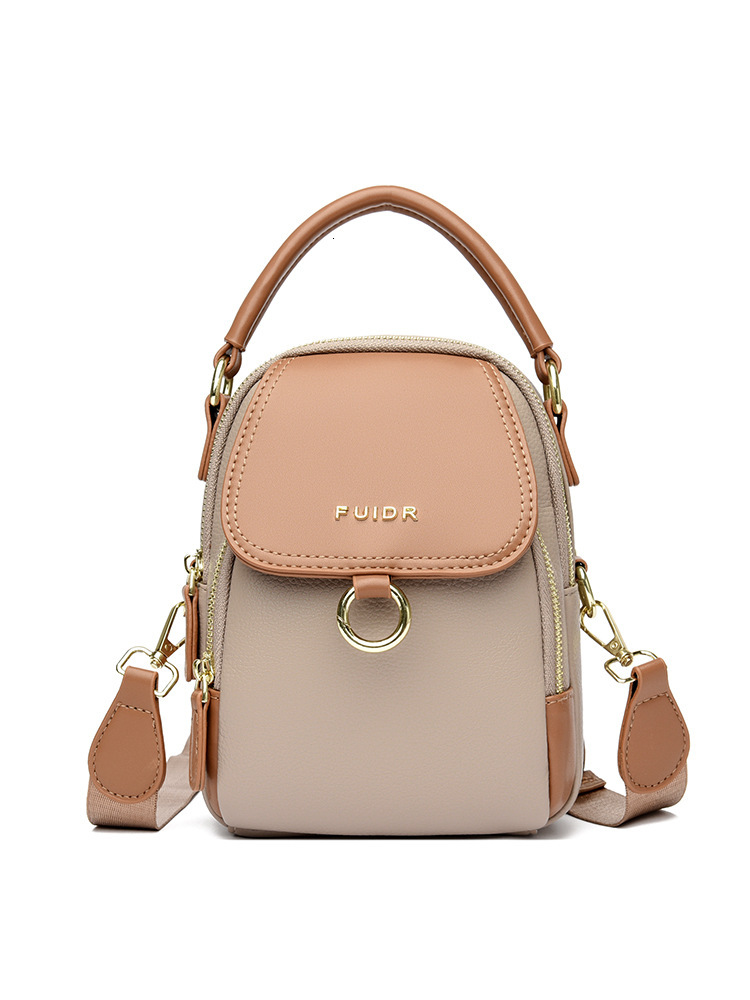 Free Shipping Designer Mom Bag 2025 New Versatile Small Crossbody Bag For Women Color-block Shoulder Luxury Handbag Casual Trendy Phone Bag