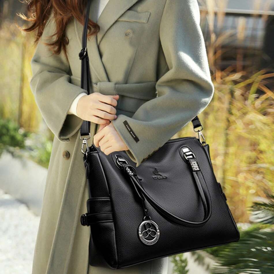 2024 New Vintage Design Croosbody Messenger Tote Bag For Women High Quality Ladies Large Capacity Shoulder Sac A Main
