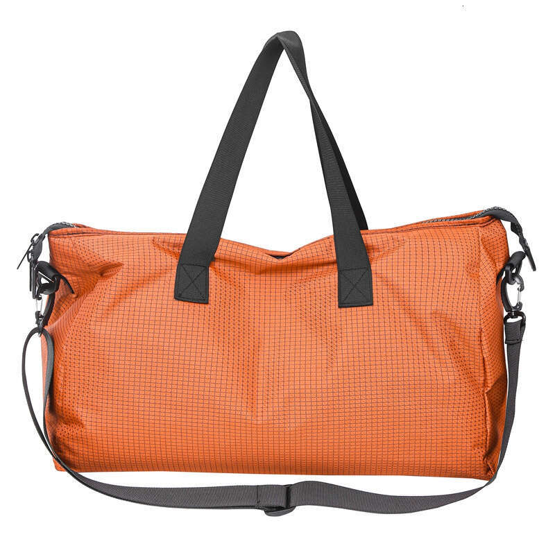 Korean Style New Large Capacity Plaid Short Travel Women Business Trip Storage Luggage For Men Waterproof Gym Bag
