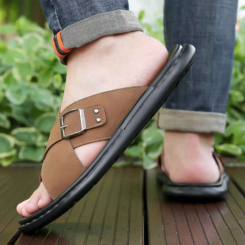 Hot Men's Outdoor Closed-Toe Fashion Large Size Sandals Casual Beach Shoes for Men