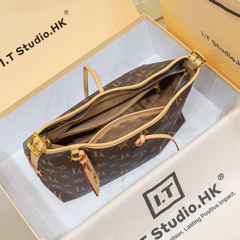 Hong Kong Genuine Leather Tote for Women 2025 New Trendy Fashion Versatile Capacity Commuter Shoulder Underarm Large Bag