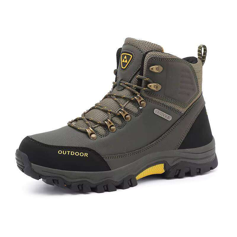 New High-quality Men's Hiking Outdoor Fashion High Top Sports Breathable Walking Shoes for Men