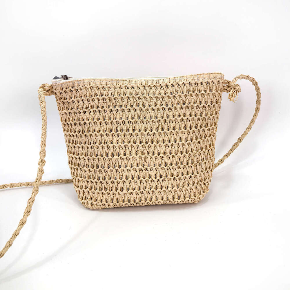 2024 Women's Shoulder Fashion Travel For Girls Commuting Daily Versatile Straw Bag 250531