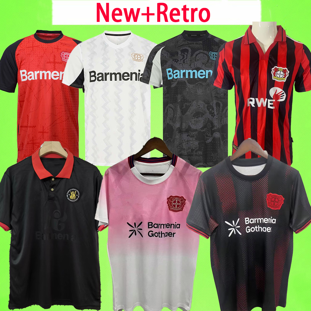 New + Retro Bayer Leverkusens 25 26 men kids kit WIRTZ Champion 120th Leverkusens Trikot FRIMPONG Football Shirt bayer 04 Kits Special Kit bayer trikot player BONIFACE