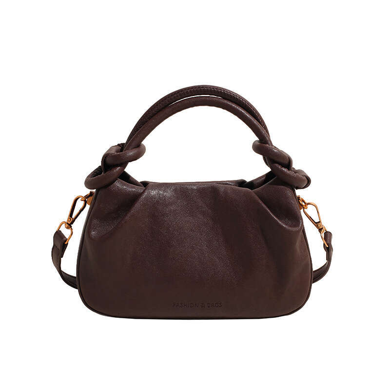 High-End Niche Single Shoulder For Women 2025 New Style Ladies Pleated Handbag Dumpling Chain Crossbody Bag