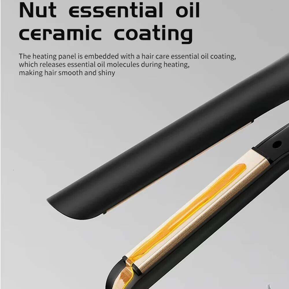 2 In 1 Curler Professional Ceramic Flat Iron For Short Hair Women And Men Beard Straightener