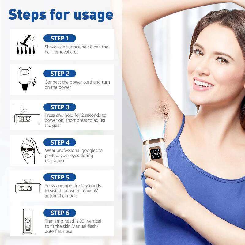 Frozen 999999 Flash Level 5 Painless Pulse Light Epilator Rejuvenation Armpit Leg Laser Hair Removal Device
