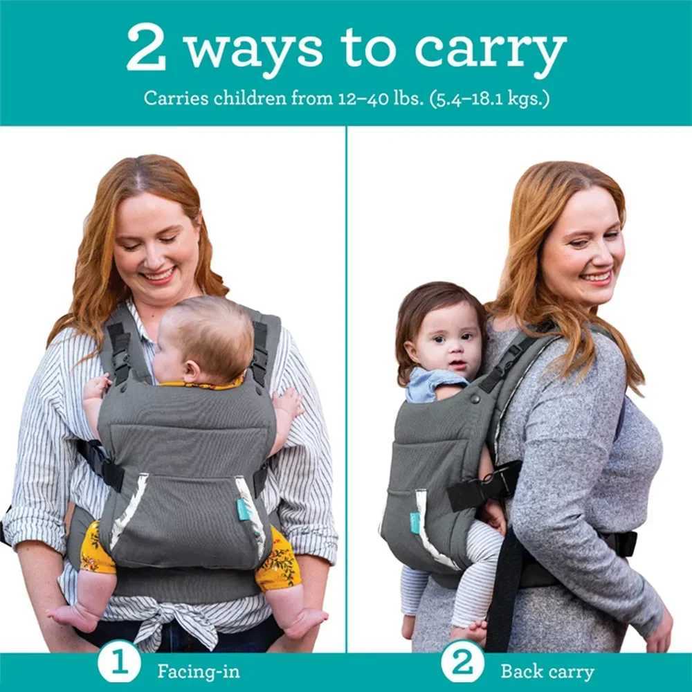 4 in 1 Baby Carriers with Cute Hat Bebe Sling Kangaroo Bag Baby Carrier Wrap Toddler Backpack Infant Bags Newborn Bebes Backpack y250610X6XS