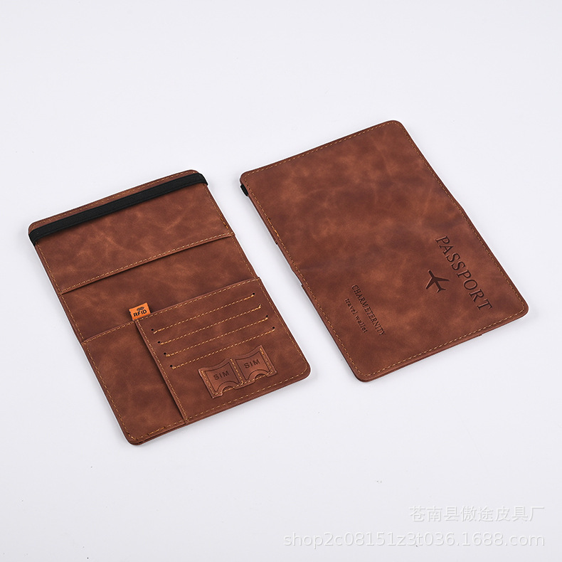 Free Shipping 2025 New Designer Bag PU Leather Passport Bag Exquisite And Practical High-quality Women's Wallet Trendy High-end Card Bag