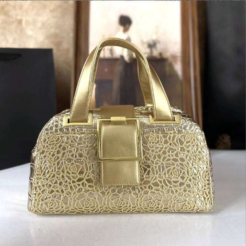 2025 New Bright Color - Lace Pattern Mom Shoulder Fashionable Women's Bag 2025/06/10