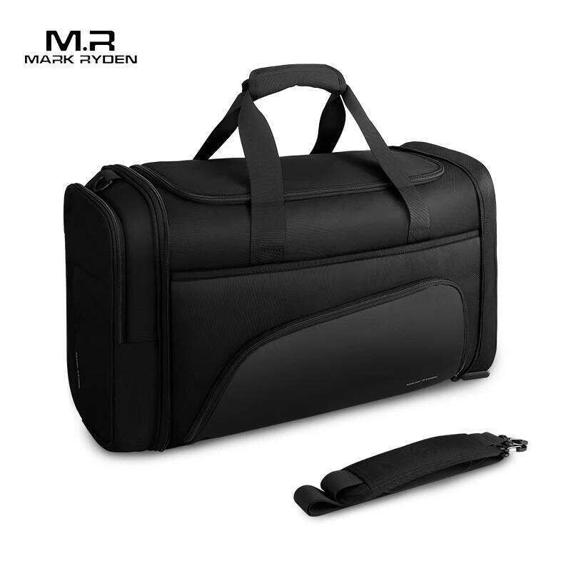 MARK RYDEN Foldable Duffle Bag With Shoes Pouch Large Capacity Gym Bags For Men