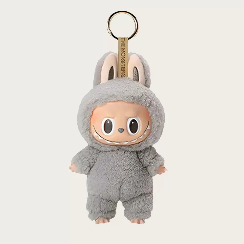2025 popmart labubu keychain doll key chain fashion play mysterious box bag charms classical girl small key buckle 17cm popular trendy 7 colors heartb