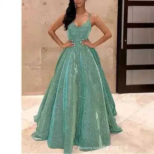Sleeveless Backless High Waist Sequins Long Dress 2025 Summer Lace Up Elegant Evening Maxi Dresses Floor Length Wedding Dress XJ250610