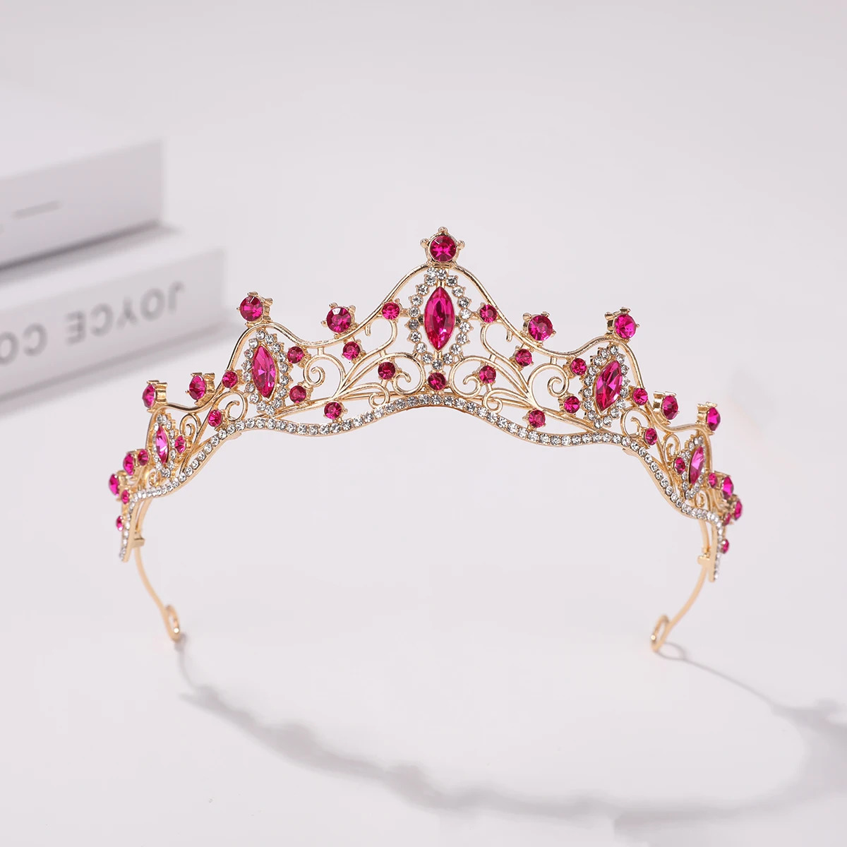 Girls birthday tiara bridal wedding hair accessories Korean simple wedding dress childrens performance tiara accessories. 250610