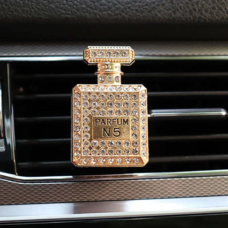 Diamond Perfume Bottle Car Air Freshener Interior Accessories Diamond Perfume Bottle Car Air Vent 250610