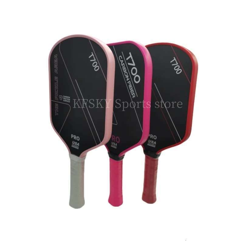 USAPA Approved T700 Carbon Fiber Pickleball Paddle Cold Cut Custom Honeycomb Core 16mm Thickness for Training Entertainment