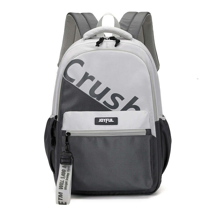 New Style INS Casual Junior High School Student Backpack Unisex Campus Lightweight Burden-Reducing Double Shoulder Bag