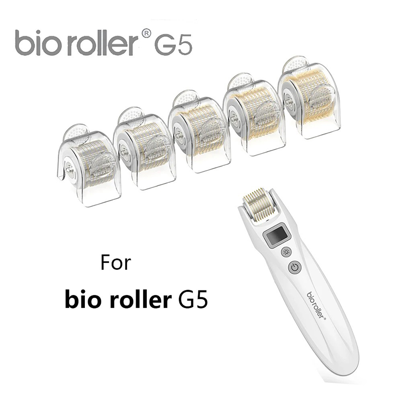 Derma Roller Cartridges Bio roller G5 Replace 540 Titanium Needle 0.25mm 0.5mm 1.0mm 1.5mm 2.0mm Heard 10pcs Regrowth Beard Skin Care Micro Current EM