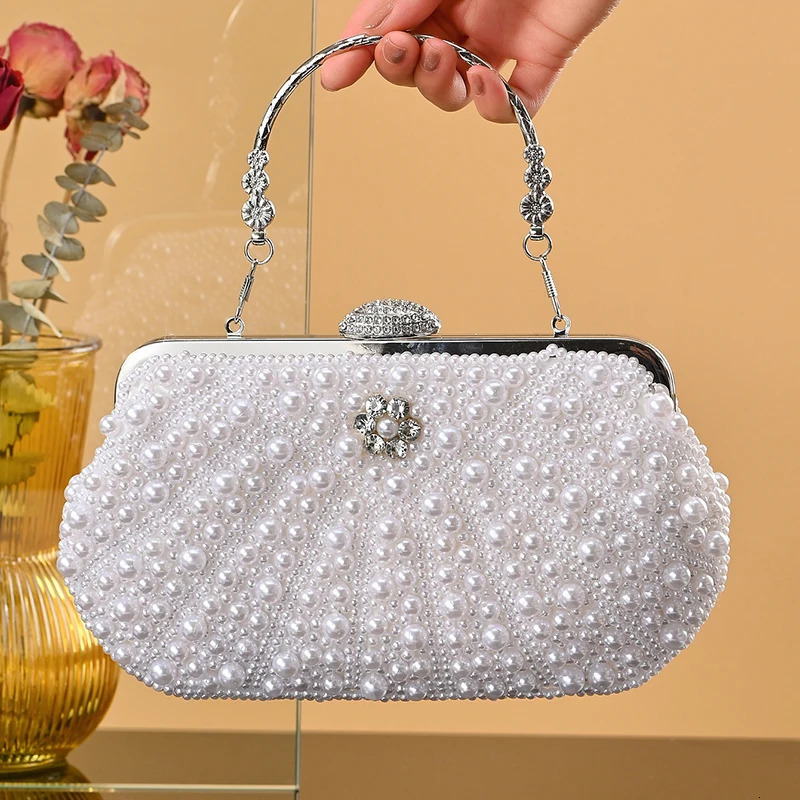 y Pearl Girls Party Hand Bag Fashion ner Women Evening Bags Clutch Purse for Wedding 250605