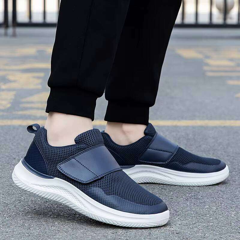 Hot Selling Breathable Casual Shoe Slip-on Low-top Walking Sneakers Men's Big Size Chunky Shoes for Men