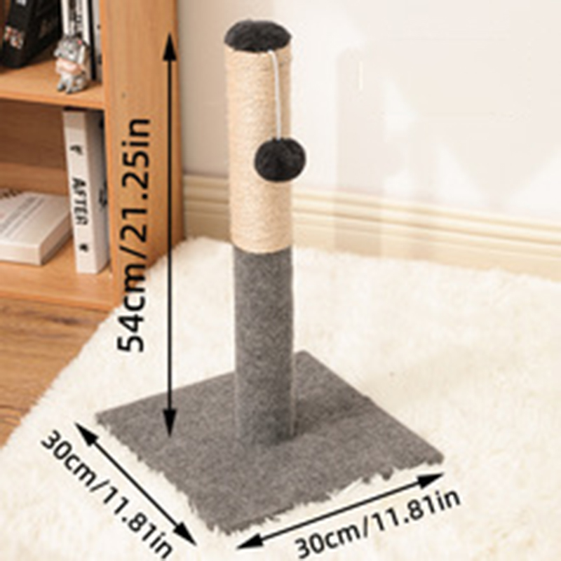 Explosive sisal cat claw pole vertical small cat climbing frame detachable and foldable cat paw grinder factory direct sales