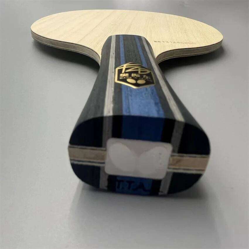 High Quality 5 Wood+2 Table Tennis Blade 7-layer VIS Fan ALC Engraved Structure Base Plate Racket For Competition