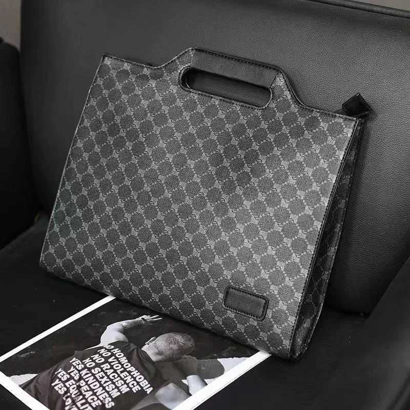 Vintage Design Handbags Men Clutches Knucklebox Crossbody Bag Men Fashion Business Briefcase Hand Bag Document iPad Bag Satchels W250610