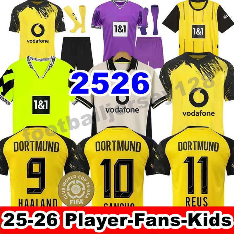 2025 2026 HALLER Soccer Jerseys REUS 25 26 soccer football top shirt NEONGELB HUMMELS BRANDT GDORT MUNDs Men Kids Special Kit maillot de foot Fullkrug Sabitzer