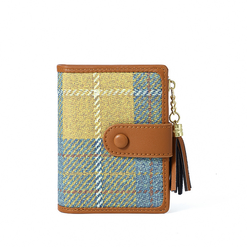 Free Shipping 2025 New Designer Bag High-end Short Coin Bag INS Style Tassel Women's Wallet Exquisite And Practical Simple Card Bag