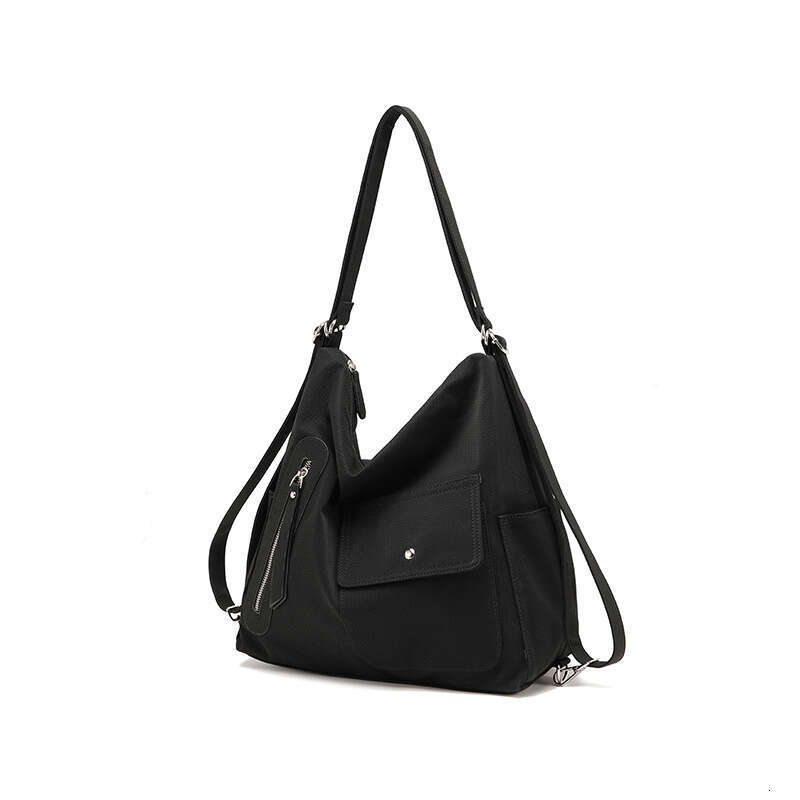 This Year's Spring and Autumn New Women's Large Capacity Waterproof PU Shoulder Bag Fashion Versatile Unisex Backpack