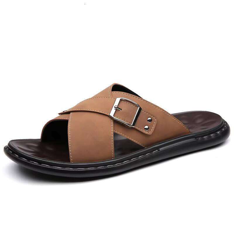 Hot Men's Outdoor Closed-Toe Fashion Large Size Sandals Casual Beach Shoes for Men