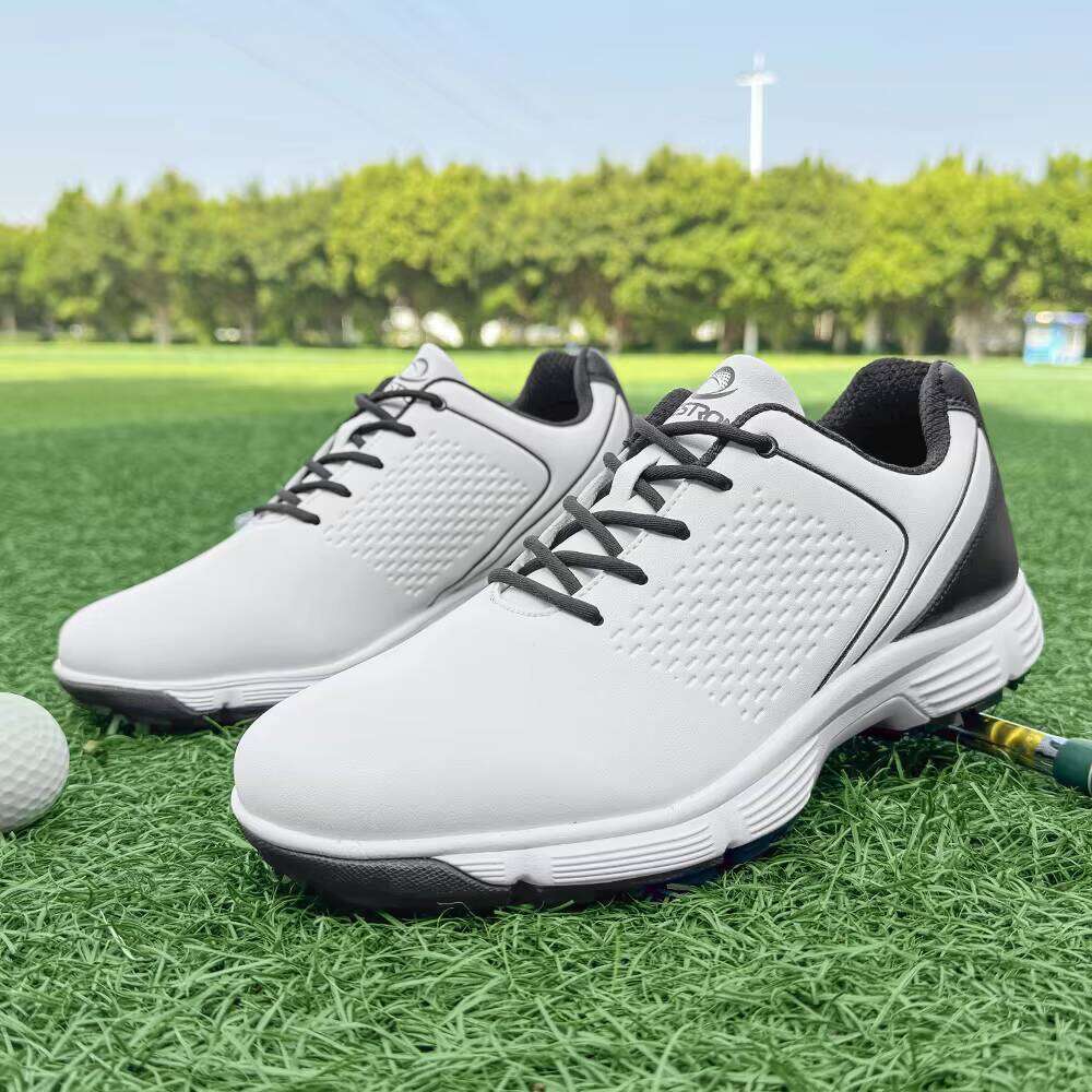 Hot Selling Cross-border Large Size Golf Soles with Active Spikes Sports Men's Shoes