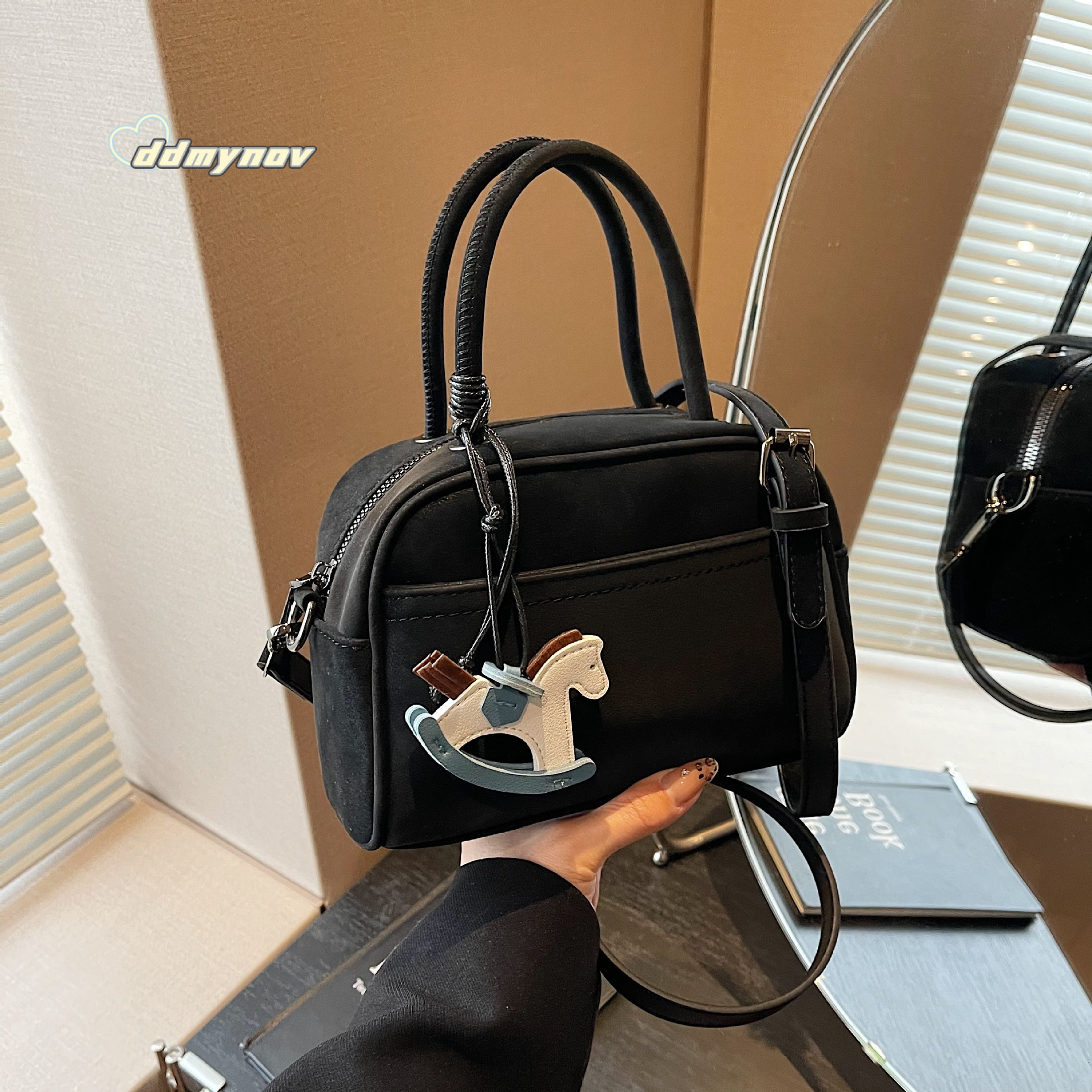 Minimalist High-End Niche Handbag Korean Style Trendy Fashion Casual Bags New Commuter Women's Shoulder Crossbody Bag ddmynov