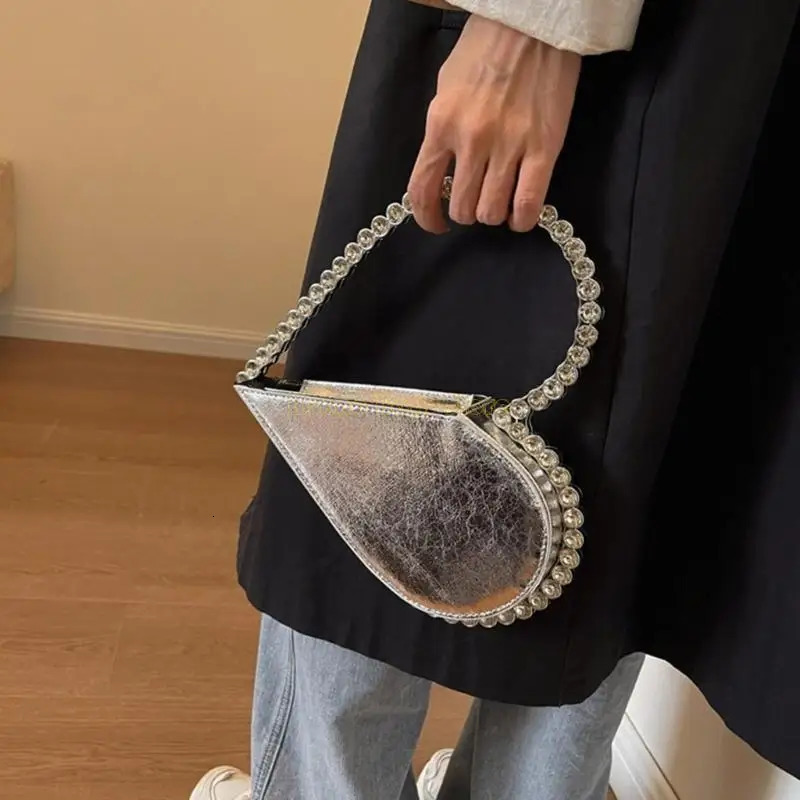 X90D Unique Heart Clutch Evening Bag Handbag For Elegant Evenings And Occasion 250606
