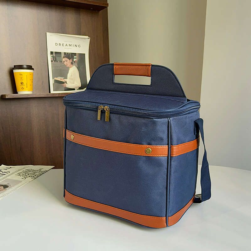 New Thickened Outdoor Oxford Cloth Insulated Cooler Picnic Ice Large Capacity Insulation Portable Lunch Bag