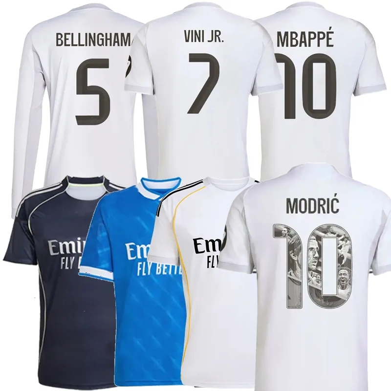 2025 26 camiseta Reals madrids soccer jersey MBAPPE BELLINGHAM maillot kids football jersey real madridsoccer jersey T -Shirt MODRIC VINI JR men kits football shirts