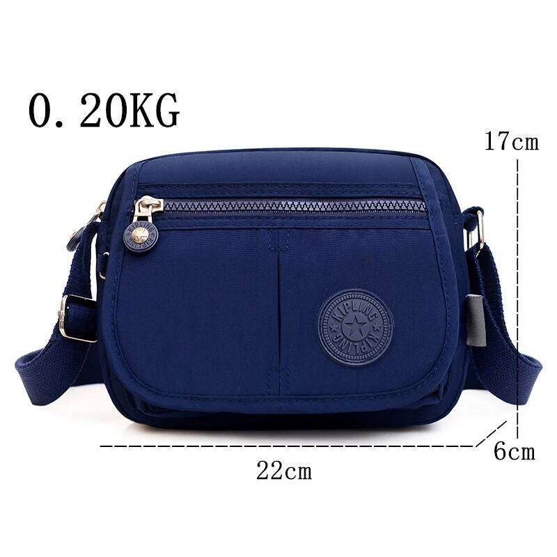 Casual Nylon Waterproof Shoulder Women Wild Crossbody Simple Messenger Bag Daily Female Handbag Travel Lady Purse Bolso