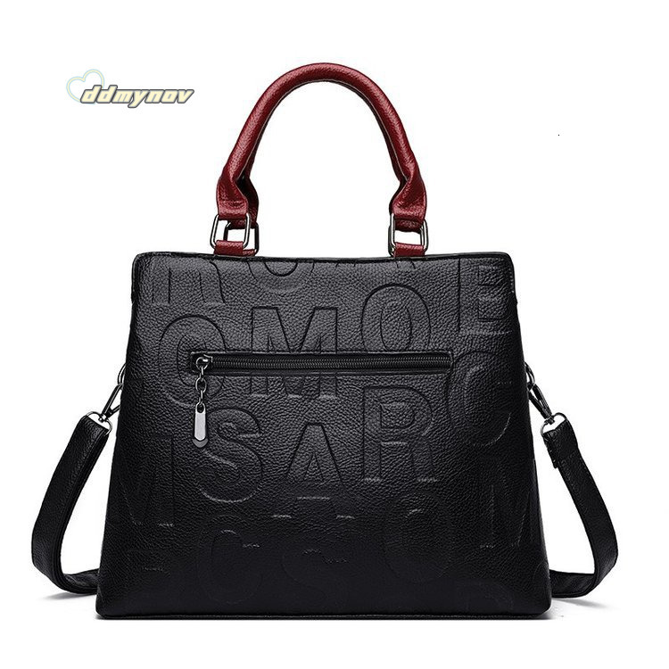 2025 New Handbag Outdoor Crossbody Large Capacity Internet Celebrity Same Style Soft Leather Embossed Shoulder Bag Handheld for Women ddmynov