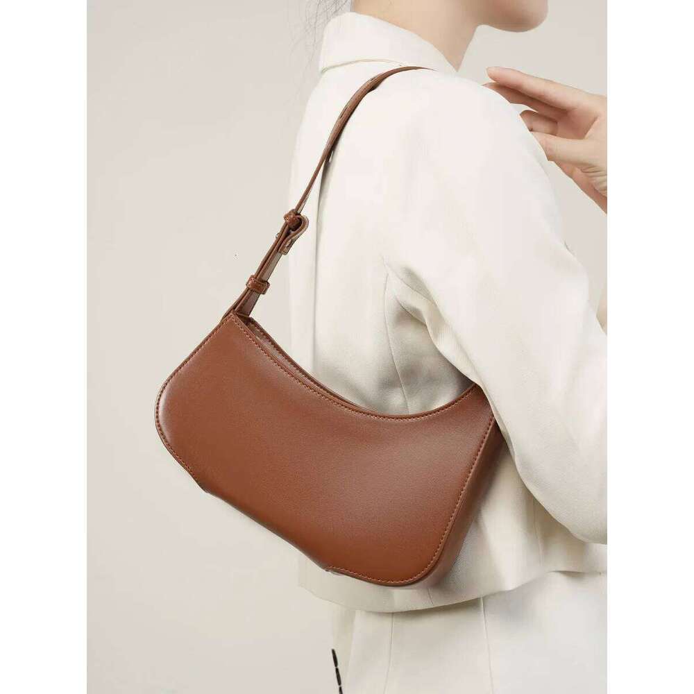 YANATARI underarm cowhide Genuine leather handbags women vintage shoulder female korean bag high quality 2025