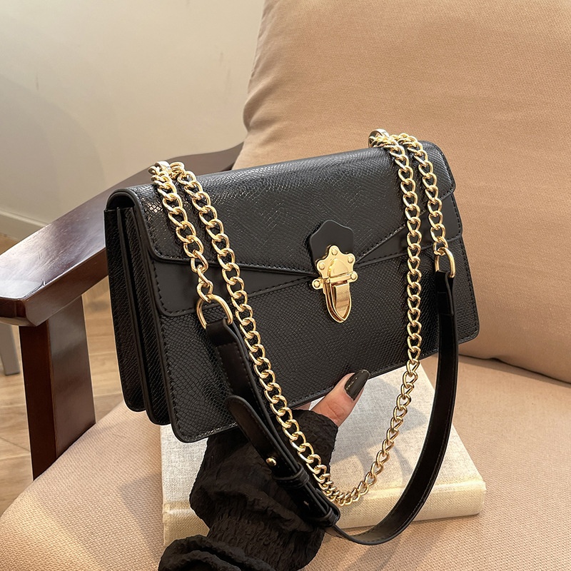 Free Shipping 2025 Designer Women's Luxury New Korean Fashion Chain Bag Retro Style Single Shoulder Crossbody Bag