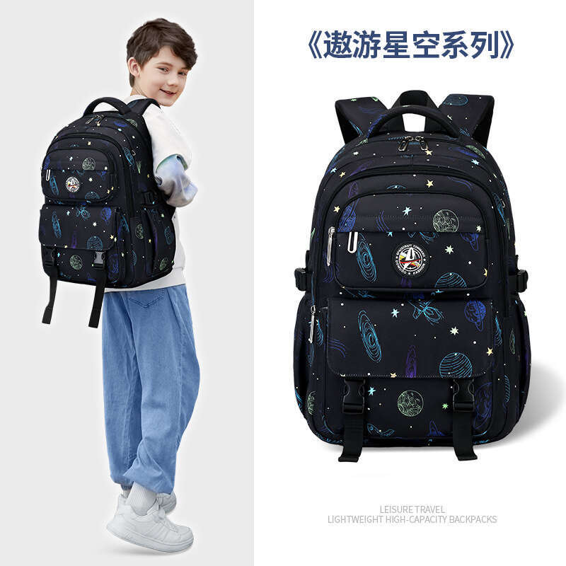 Designer Bag New Model Elementary Starry Sky Casual Backpack For Rd Th Grade Middle School Students Lightweight Oxford Cloth Boys