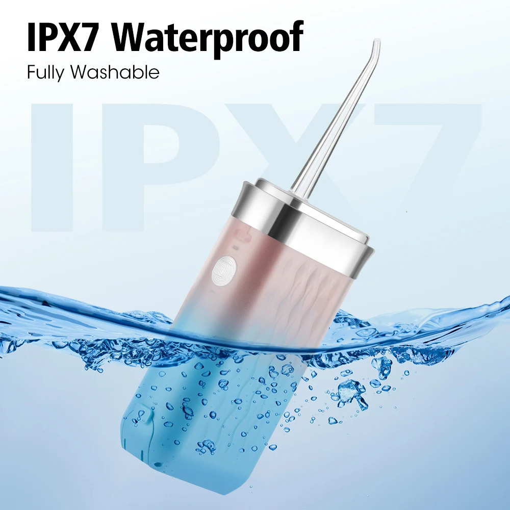 Oral Irrigator Portable Rechargeable Powerful Battery Life Water Teeth Cleaning Stick For Home TravelWater Flosser Teeth Pick 250605