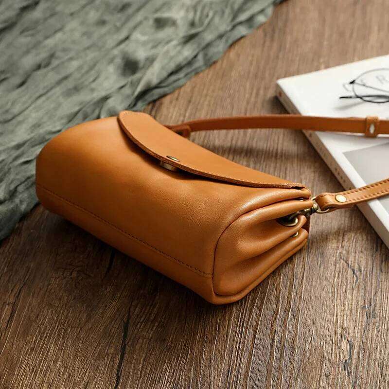 High Quality Genuine Leather Women Crossbody New Style Multi-Layered Messenger Bags Small Female Mobile Phone Purse Bag