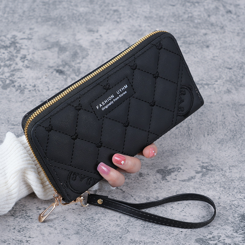 Free Shipping 2025 Designer Bag Women's Long Zipper Multifunctional Wallet Large Capacity Mobile Phone Bag Exquisite And Practical Trendy Coin Pu
