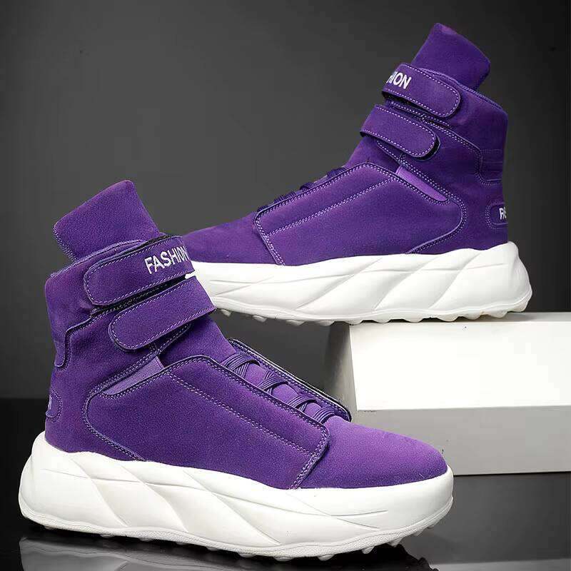 Hot Selling Men Casual Fashion High Top Sneakers Comfortable Walking Cushioned Sports Shoes