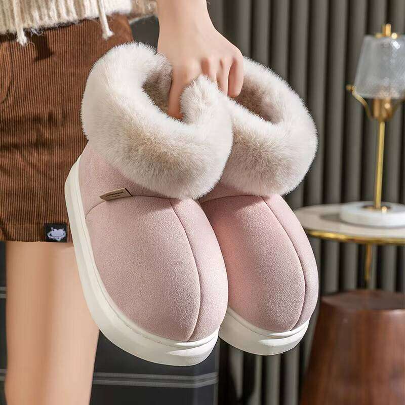 Hot Selling Anti slip and Warm Snow Boots for Women's Cotton Winter Casual Shoes