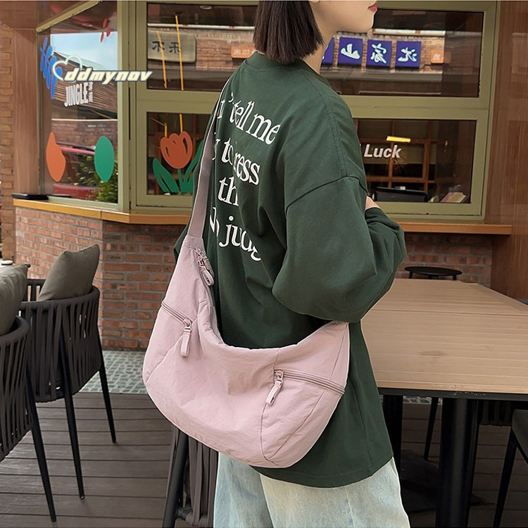 Upgraded Lujia Same Style Croissant Single Shoulder Large Capacity Multifunctional Bag High-end Crossbody Backpack for Women ddmynov