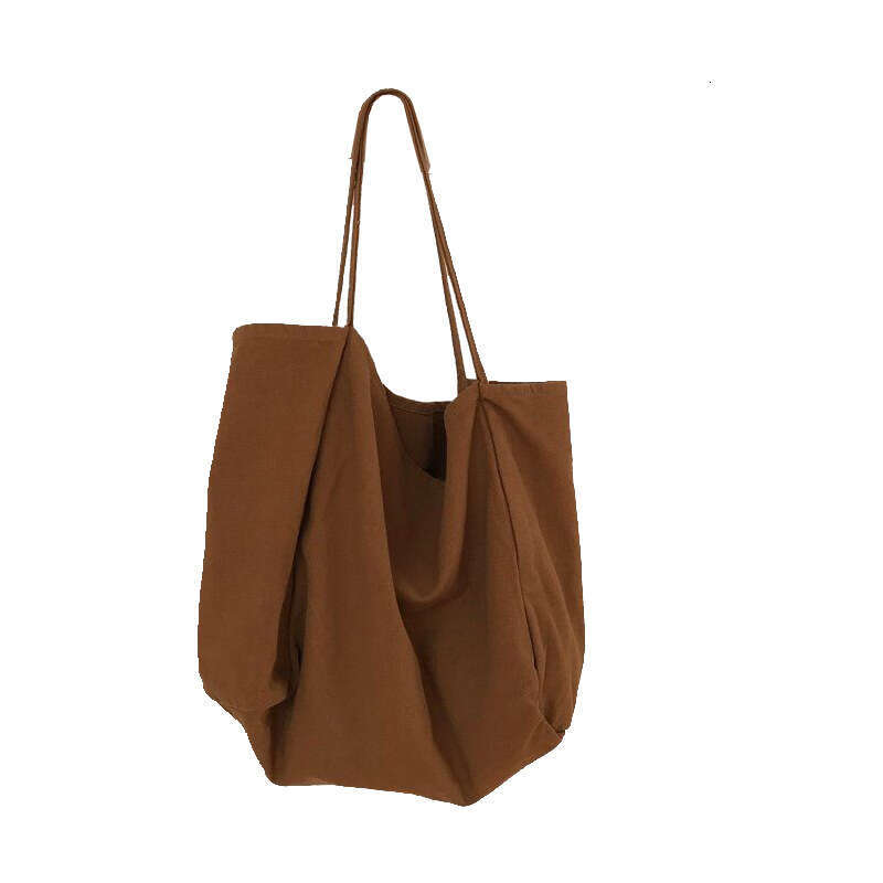 Korean INS Super Popular Canvas for Women, Single Shoulder Bag, Chic Literary Student Versatile Handbag, Large Capacity Shopping Bag