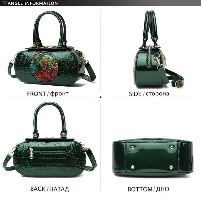Designer Women Shoulder For Girls Glossy Small Handbag Office Portable Phone Bag New Sacs De Luxe Pour Femmes